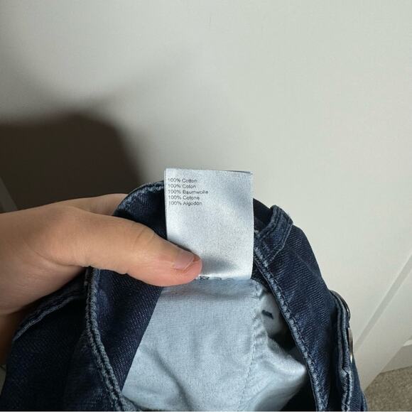 JUST Female Roksan Dark Wash High Rise Wide Leg Trousers Jeans Pants Size Small - Picture 8 of 8